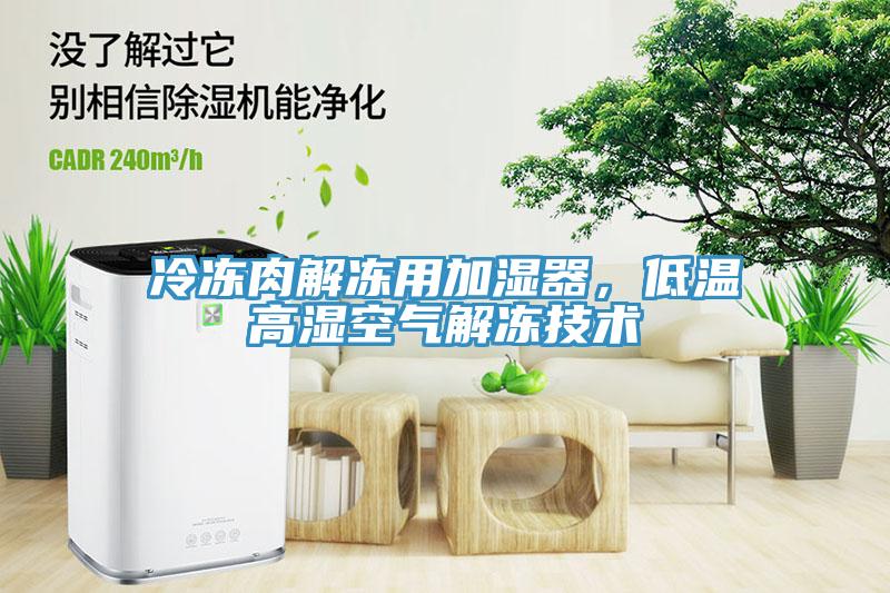 冷凍肉解凍用加濕器,低溫高濕空氣解凍技術