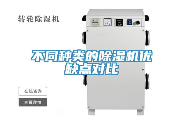 不同種類的除濕機優缺點對比