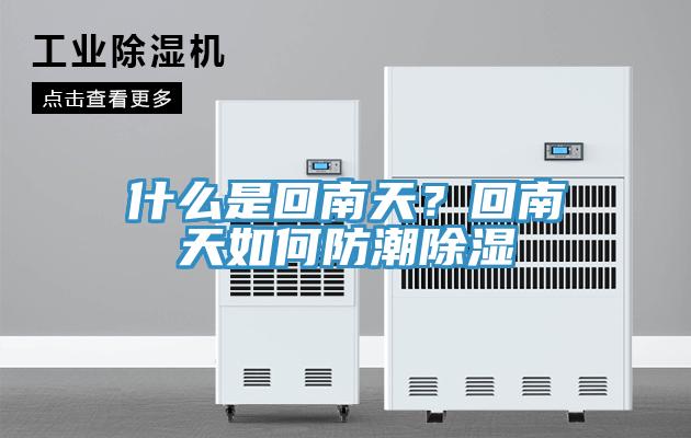 什么是回南天?回南天如何防潮除濕