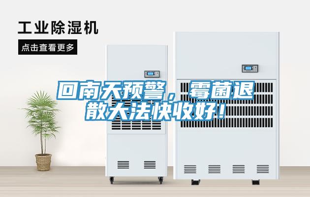 回南天預警，霉菌退散大法快收好！