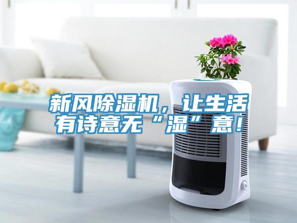 新風(fēng)除濕機(jī),讓生活有詩(shī)意無(wú)“濕”意!