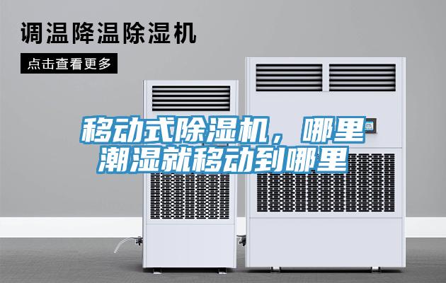 移動式除濕機，哪里潮濕就移動到哪里