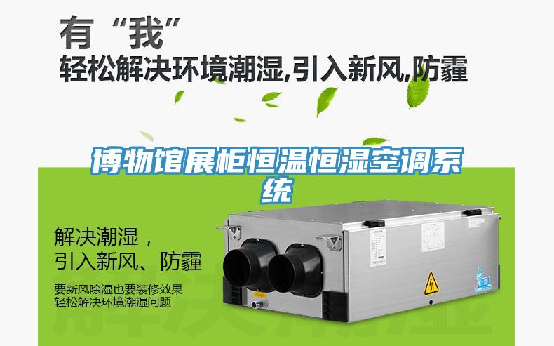 博物館展柜恒溫恒濕空調(diào)系統(tǒng)