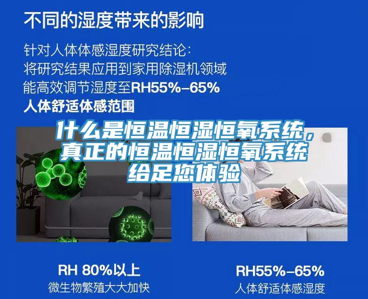 什么是恒溫恒濕恒氧系統，真正的恒溫恒濕恒氧系統給足您體驗