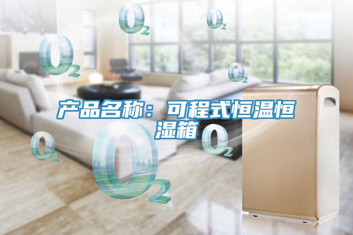 產(chǎn)品名稱(chēng)：可程式恒溫恒濕箱