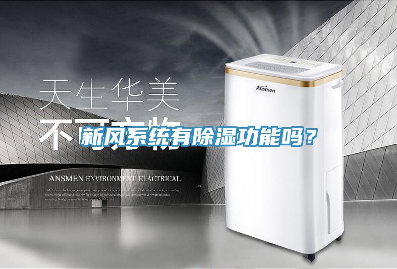 新風系統有除濕功能嗎？