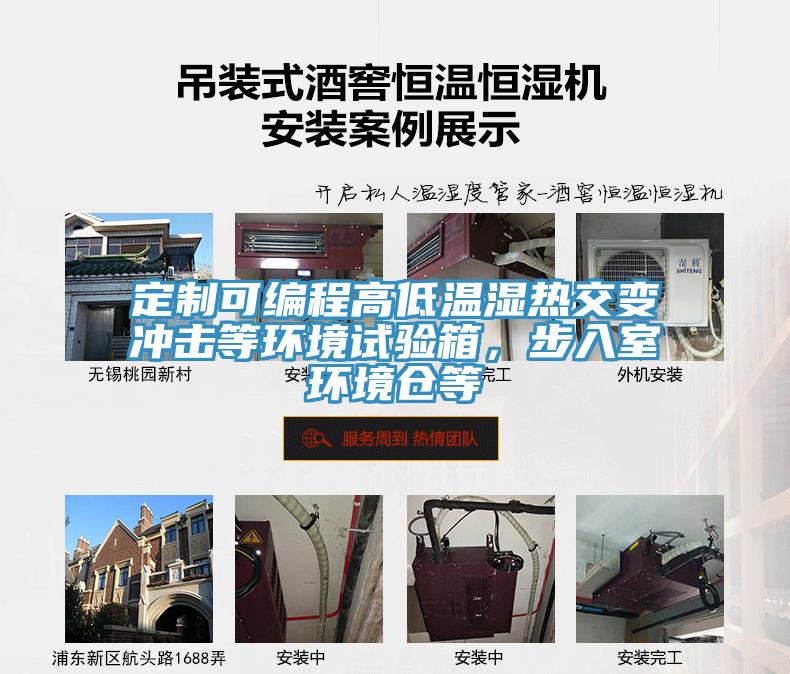 定制可編程高低溫濕熱交變沖擊等環(huán)境試驗(yàn)箱,步入室環(huán)境倉(cāng)等