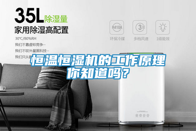 恒溫恒濕機的工作原理你知道嗎？