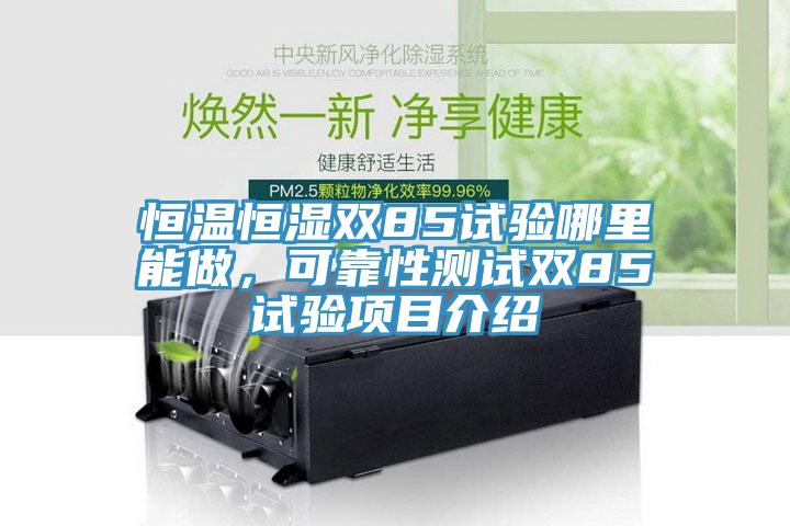 恒溫恒濕雙85試驗哪里能做,可靠性測試雙85試驗項目介紹