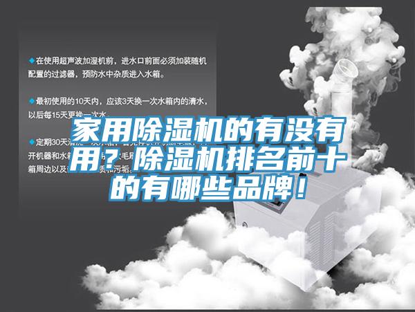 家用除濕機的有沒有用？除濕機排名前十的有哪些品牌！