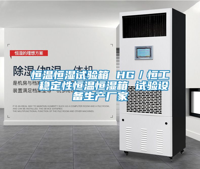 恒溫恒濕試驗箱 HG/恒工 穩定性恒溫恒濕箱 試驗設備生產廠家