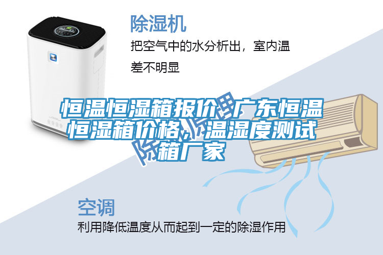 恒溫恒濕箱報價 廣東恒溫恒濕箱價格,溫濕度測試箱廠家