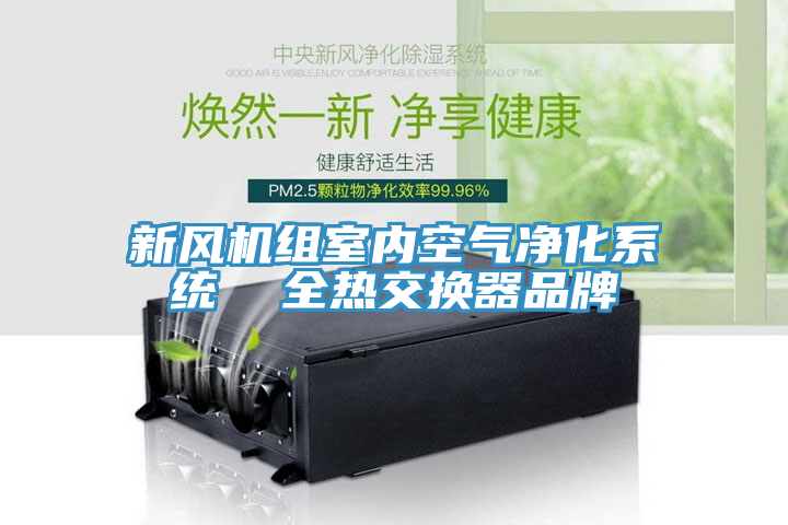 新風(fēng)機(jī)組室內(nèi)空氣凈化系統(tǒng) 全熱交換器品牌