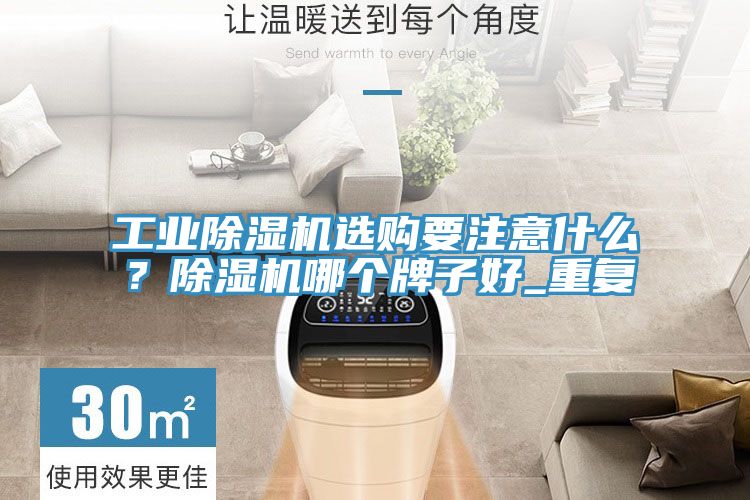 工業(yè)除濕機選購要注意什么？除濕機哪個牌子好_重復