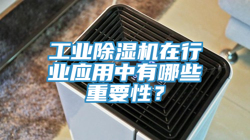 工業除濕機在行業應用中有哪些重要性？