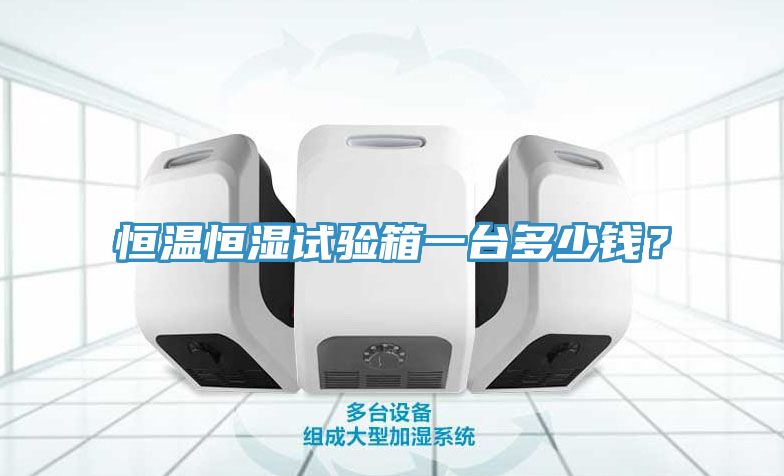 恒溫恒濕試驗箱一臺多少錢？