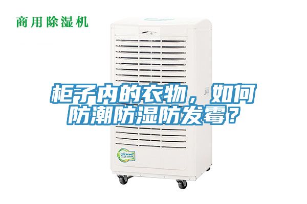 柜子內的衣物，如何防潮防濕防發霉？