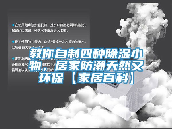 教你自制四種除濕小物,居家防潮天然又環保【家居百科】