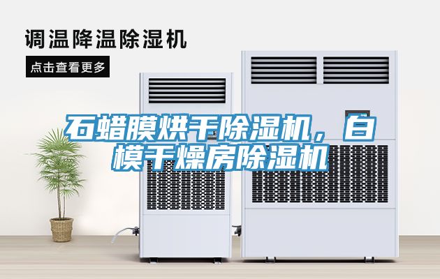 石蠟膜烘干除濕機，白模干燥房除濕機
