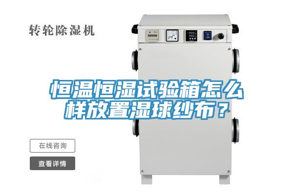 恒溫恒濕試驗箱怎么樣放置濕球紗布?