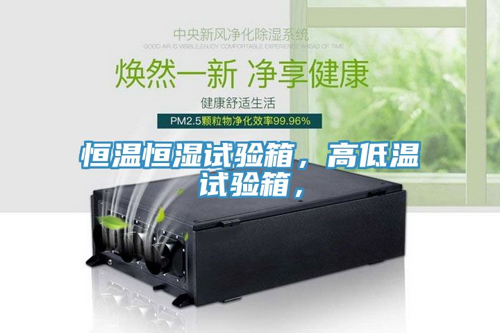 恒溫恒濕試驗箱，高低溫試驗箱，