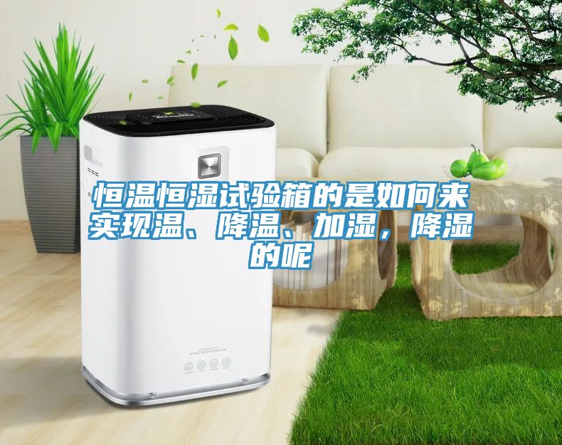 恒溫恒濕試驗箱的是如何來實現溫、降溫、加濕,降濕的呢