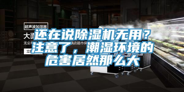 還在說(shuō)除濕機(jī)無(wú)用?注意了,潮濕環(huán)境的危害居然那么大