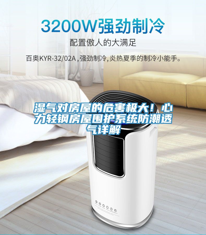 濕氣對房屋的危害極大!心力輕鋼房屋圍護系統防潮透氣詳解