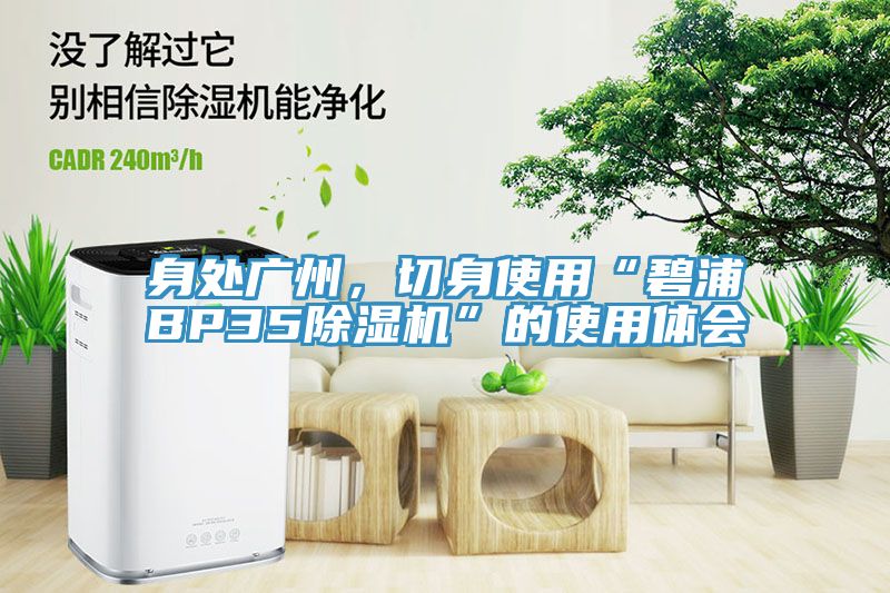 身處廣州,切身使用“碧浦BP35除濕機”的使用體會