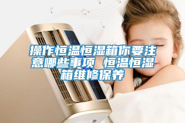 操作恒溫恒濕箱你要注意哪些事項 恒溫恒濕箱維修保養