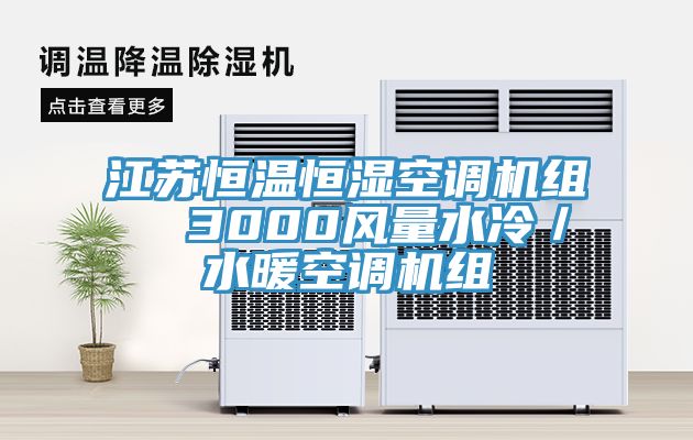 江蘇恒溫恒濕空調機組  3000風量水冷／水暖空調機組