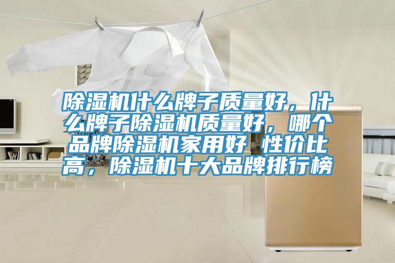 除濕機什么牌子質量好，什么牌子除濕機質量好，哪個品牌除濕機家用好 性價比高，除濕機十大品牌排行榜