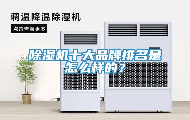 除濕機十大品牌排名是怎么樣的？