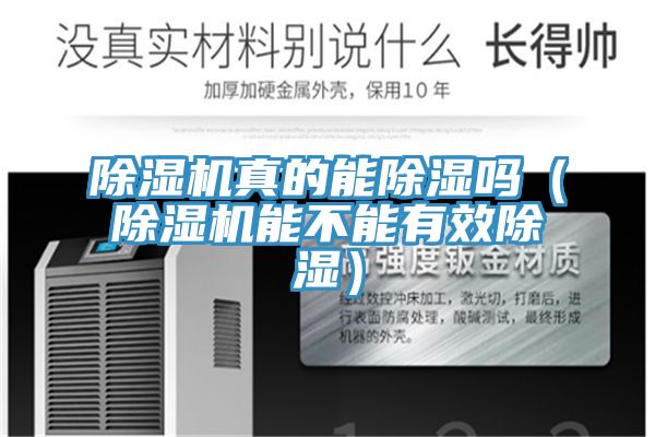 除濕機真的能除濕嗎(除濕機能不能有效除濕)