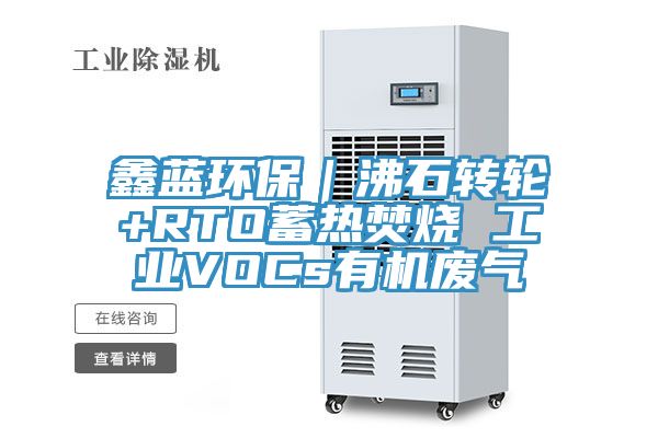 鑫藍環保｜沸石轉輪+RTO蓄熱焚燒 工業VOCs有機廢氣