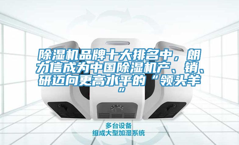 除濕機品牌十大排名中，朗力信成為中國除濕機產、銷、研邁向更高水平的“領頭羊”