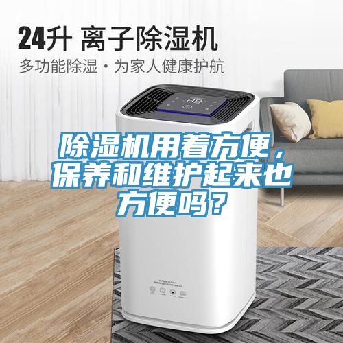 除濕機(jī)用著方便,保養(yǎng)和維護(hù)起來(lái)也方便嗎?