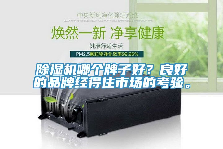 除濕機哪個牌子好？良好的品牌經得住市場的考驗。