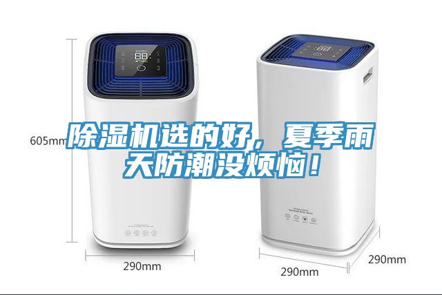 除濕機選的好,夏季雨天防潮沒煩惱!